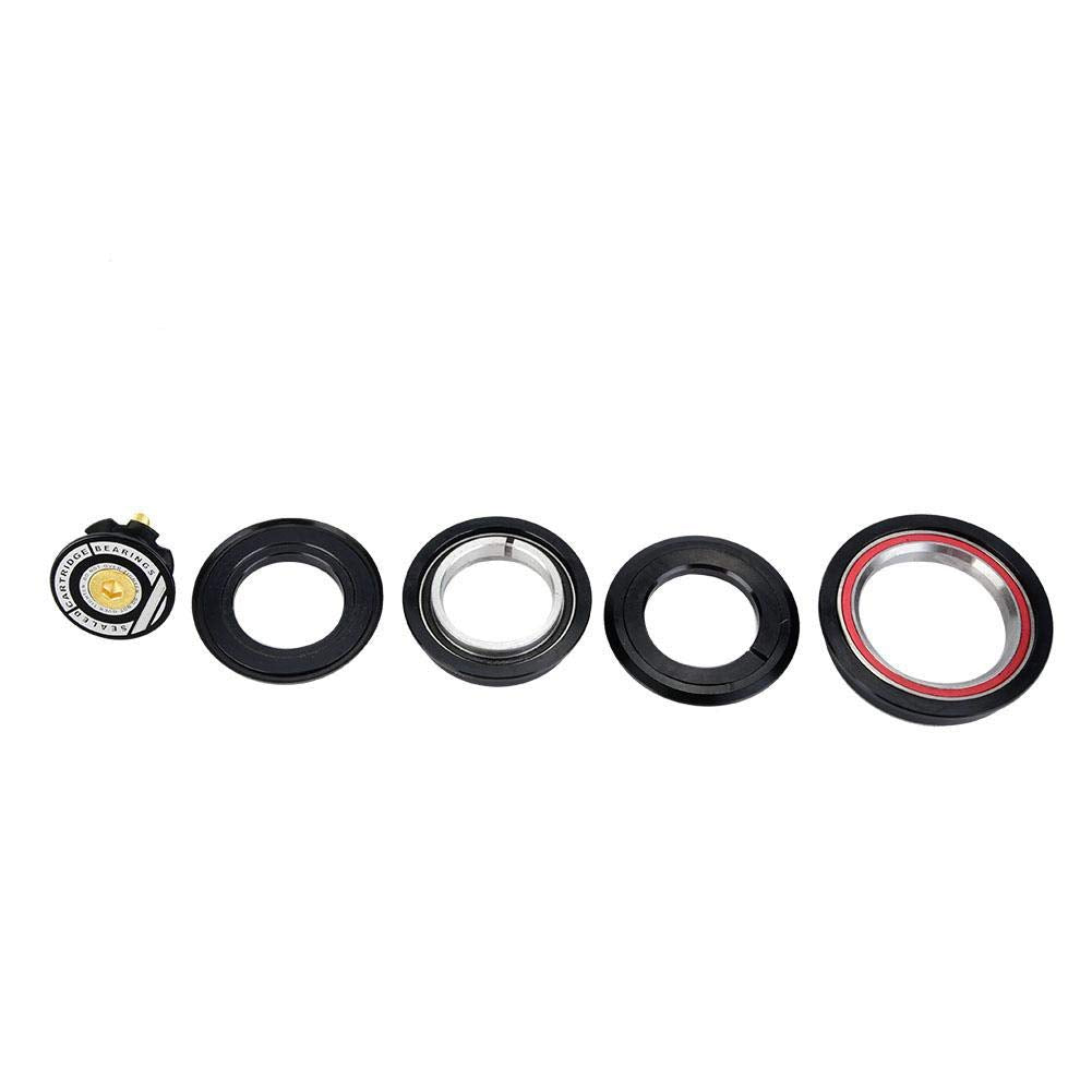 Yosoo Health Gear Tapered Steuersatz 44 56ST, Fahrrad Headset Lager, Headset mit konischem geraden R