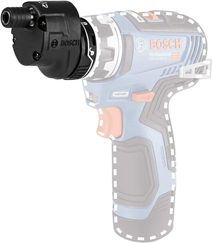 Bosch Professional 12V System Akku Bohrschrauber GSR 12V-35 FC - FlexiClick System (inkl. 4 x Aufsat
