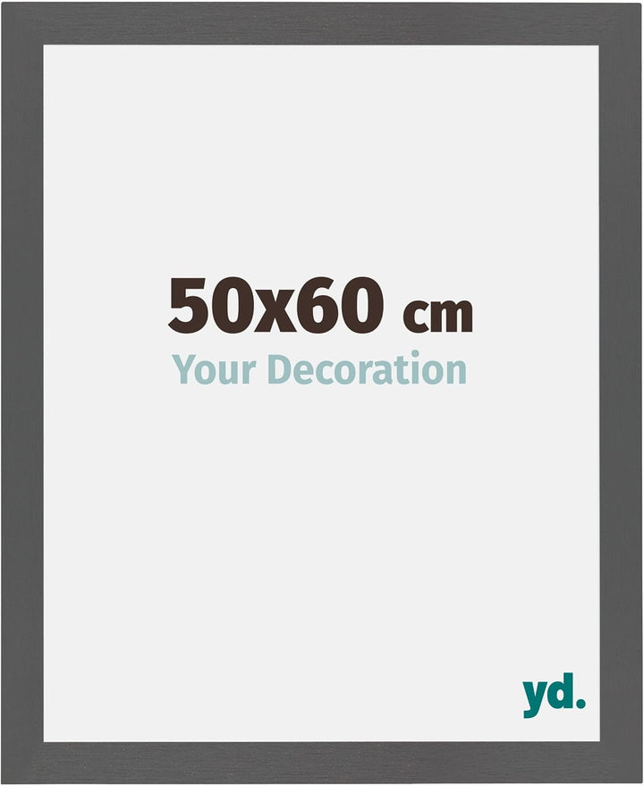 yd. Your Decoration - Bilderrahmen 50x60 cm - Bilderrahmen aus MDF mit Acrylglas - Antireflex - Ausg