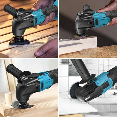 WingFly Akku-Multifunktionswerkzeug für Makita Akku 18V, Oszillierendes Multitool 6 Einstellbare Ges