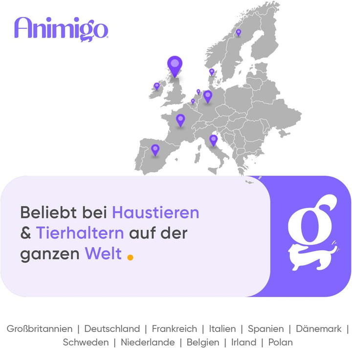 animigo Conditioner für Hunde &amp; Katzen - 500ml Spülung - Mit Kokosöl &amp; Avocadoöl - Für Langhaar &amp; Ku