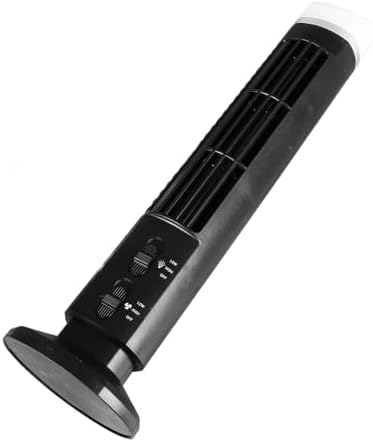 Flügelloser Turmventilator, 90 Grad Oszillierende Ventilatoren für den Innenbereich, Leiser Tragbare