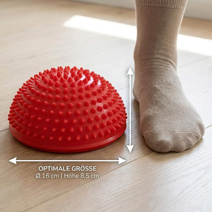 Balance Igel, 2er Set rot, rot