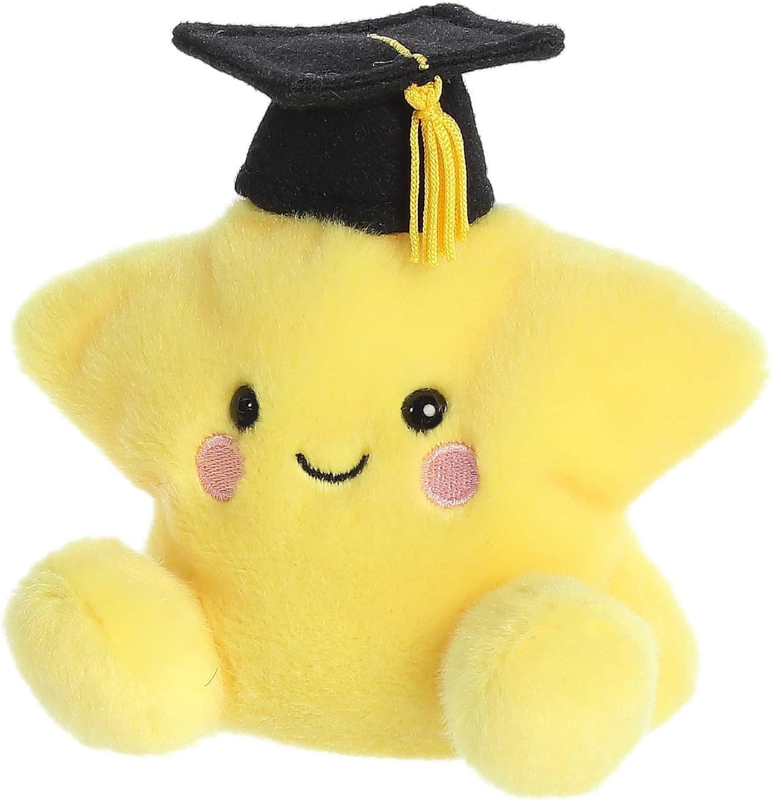 Aurora Adorable Palm Pals Magna Graduation Star Stofftier im Taschenformat Sammelspa Gelb 12,7 cm