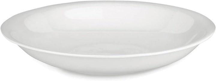 Alessi "All Time", 4 Stück Suppenteller aus Bone China, 22 centimeters, Weiss/Opulenter Garten Klass