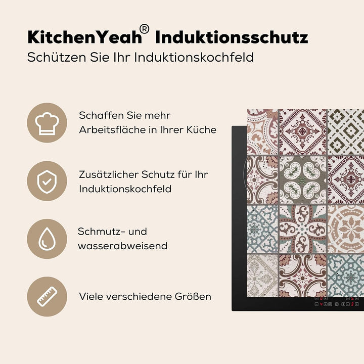 KitchenYeah© Herdabdeckplatte Einteilig Ceranfeld Abdeckplatte für Induktionsschutz Ceranfeldabdecku