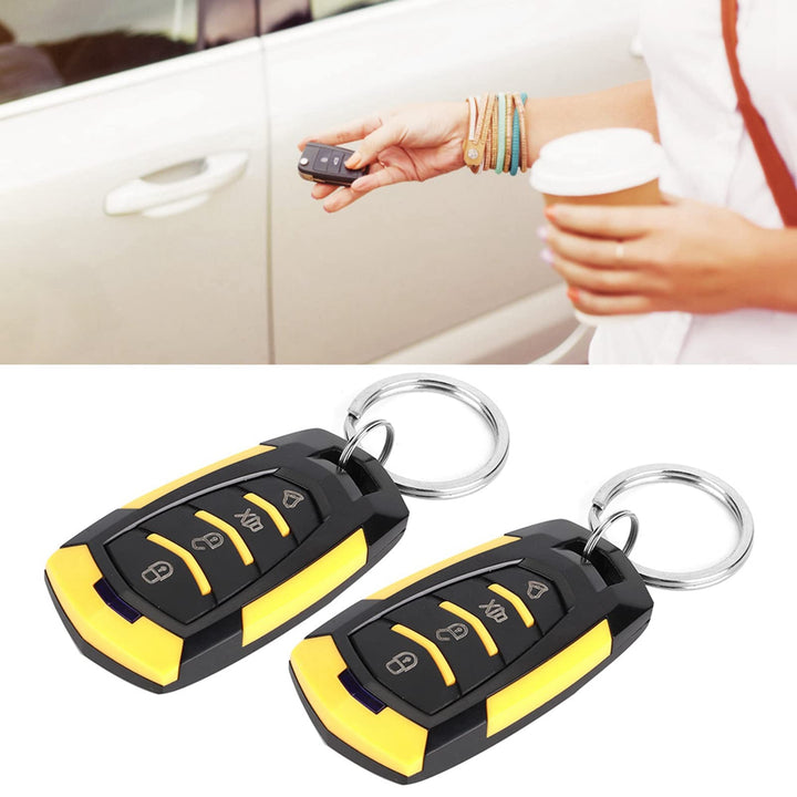 Schlüssellose Zentralverriegelung, Qiilu 433.92 MHz Universal Zentralverriegelungssatz für Autoalarm