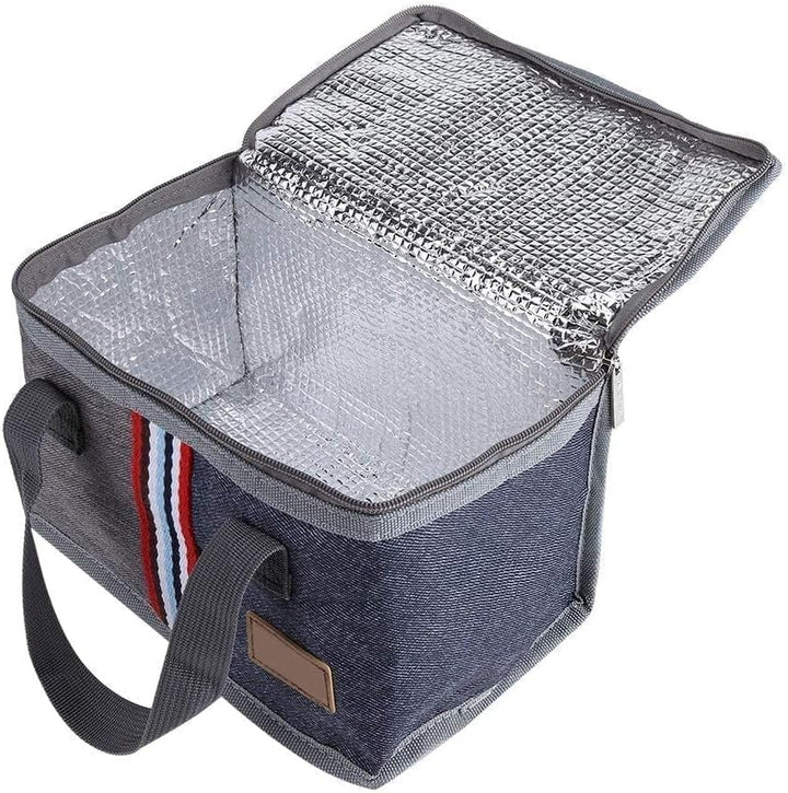 Lunch Tasche, isolierte Tragbare Kühltasche mit Wärmeisolierung für Picknick, Schule, Arbeit, Outdoo