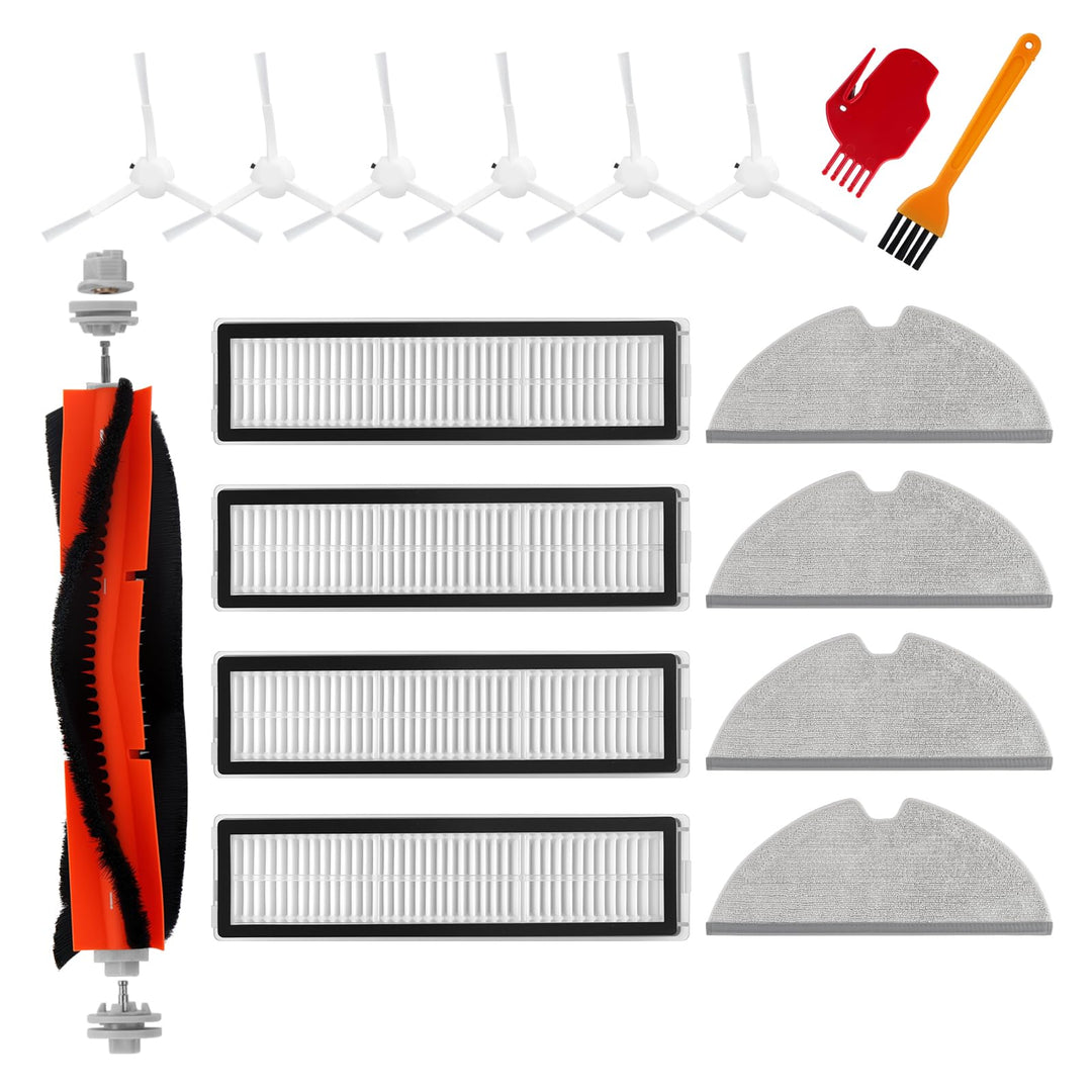 Chuancheng Zubehör-Set für Dreame D9, D9 Max, L10 Pro Staubsauger-Teile, inklusive 1 Hauptbürste, 6