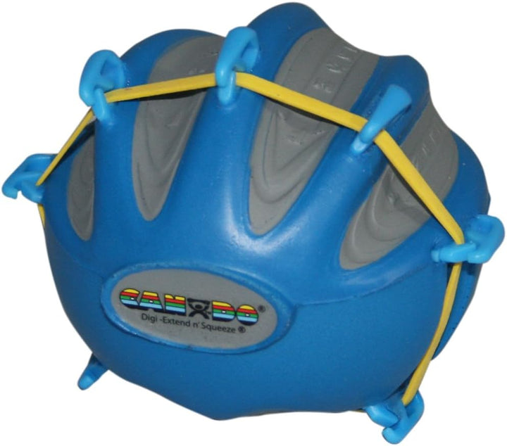 Cando® Digi-Extend n' Squeeze Handtrainer, Fingertrainer, blau (stark) schwer / blau, schwer / blau