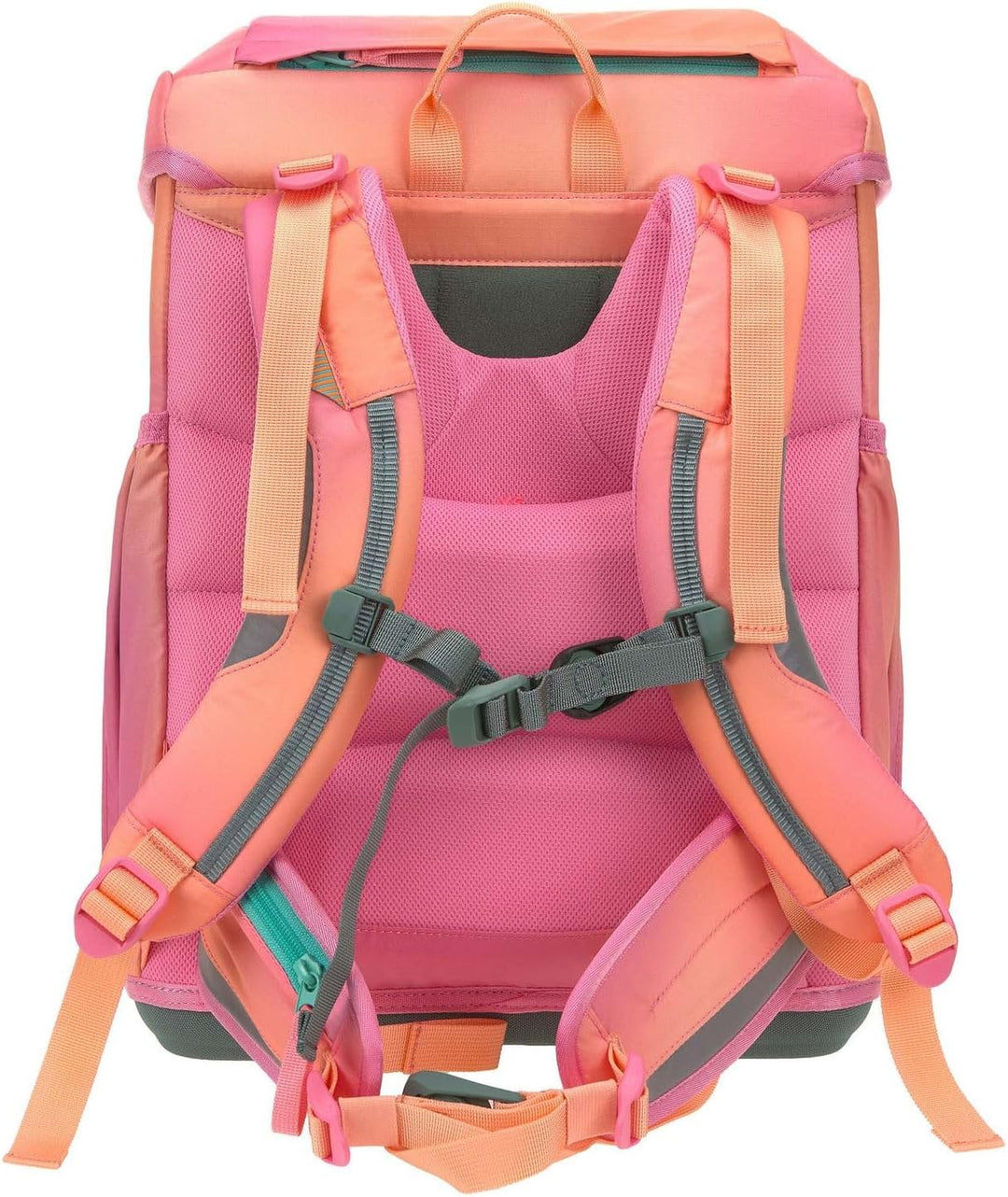 LÄSSIG Schulranzen Regenhülle Light Unique School Set 7-teilig Sunset Pink apricot