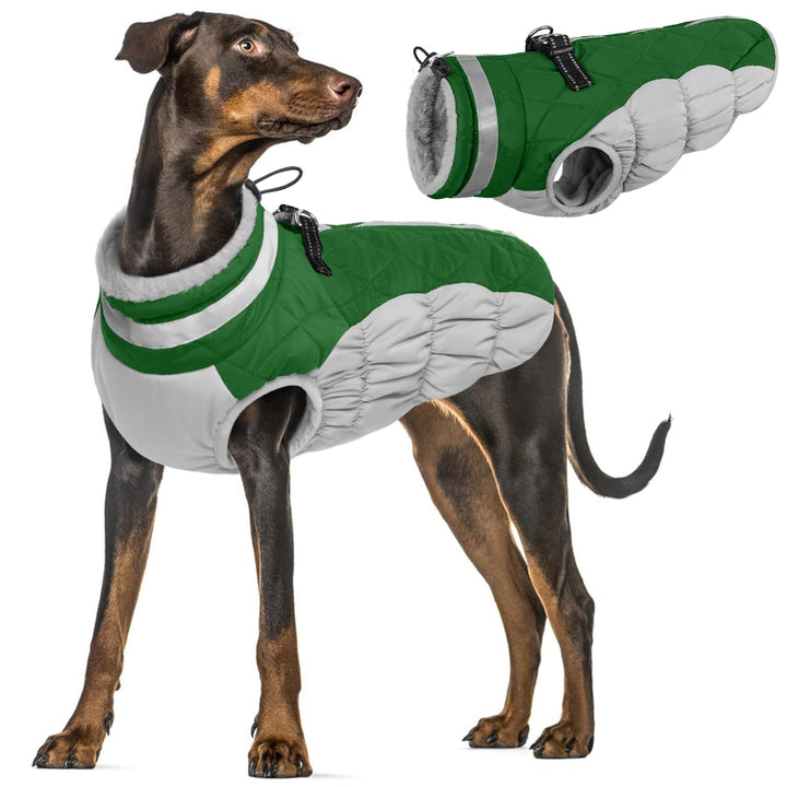 Hundejacke Fleece Winter, Winter Hundemantel wasserdichte Winterweste Jacken Hundemantel Hundepullov