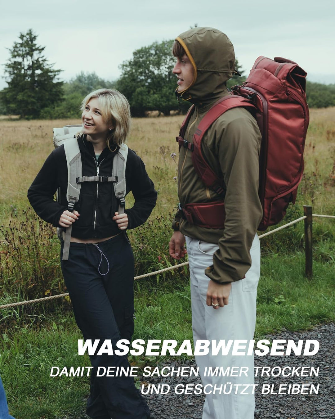 AEVOR Rolltop Rucksack, wasserabweisender Travel Pack und nutzbar als Wanderrucksack und Trekkingruc