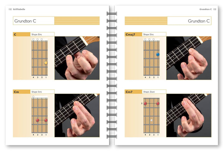 Ukulele - Der Komplettkurs (CD), C-Stimmung: Grundlagenkurs für Anfänger und Fortgeschrittene Für Uk
