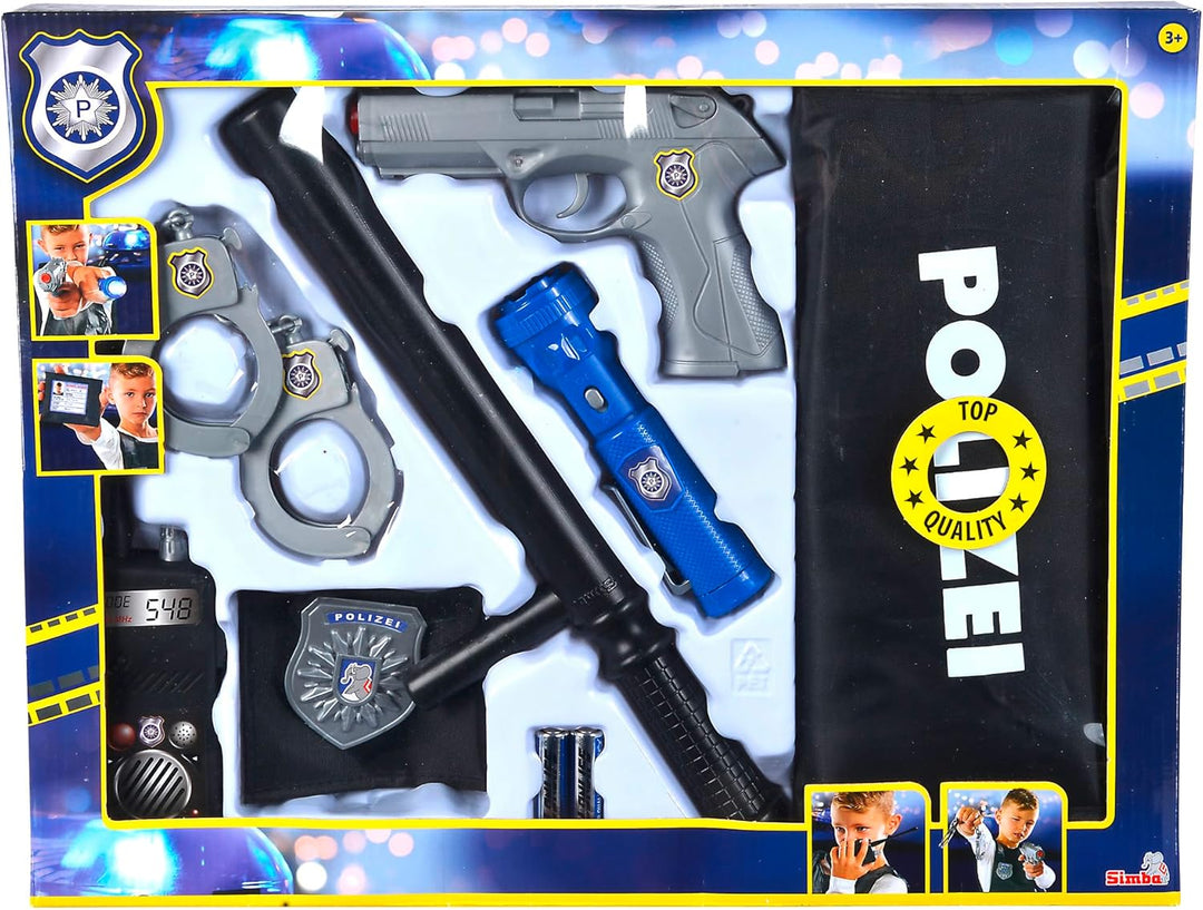 Simba 8102665 - Polizei Einsatzkommando Set, Schwarz, 48 x 36 x 5 cm