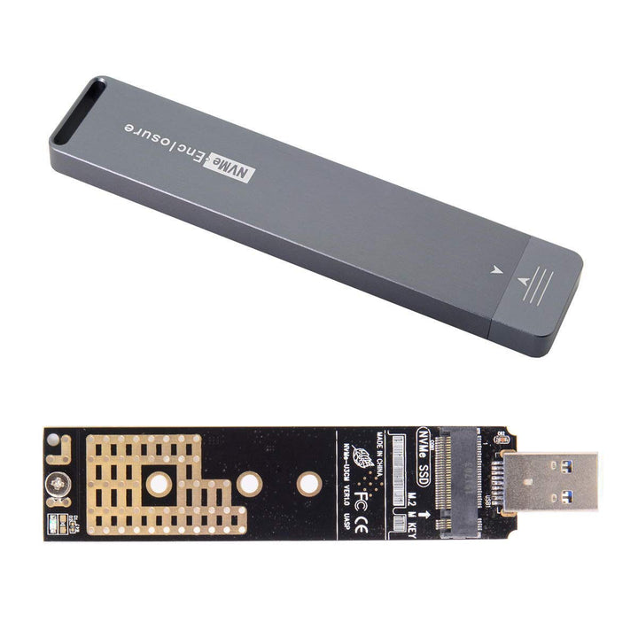 USB 3.0 auf NVME M-Key M.2 NGFF SSD Externer PCBA Konveter-Adapter RTL9210 Chipsatz mit Hülle