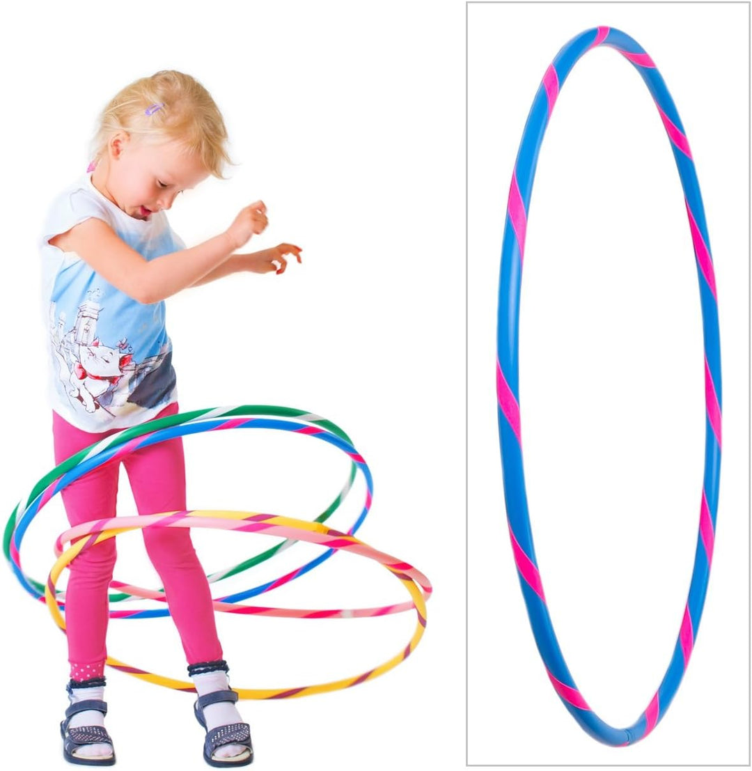 HOOPOMANIA Bunter Kinder Hula Hoop [Ø60cm - Ø80cm] Hula Hoop für Kinder in vielen Farben Ø60cm Blau-
