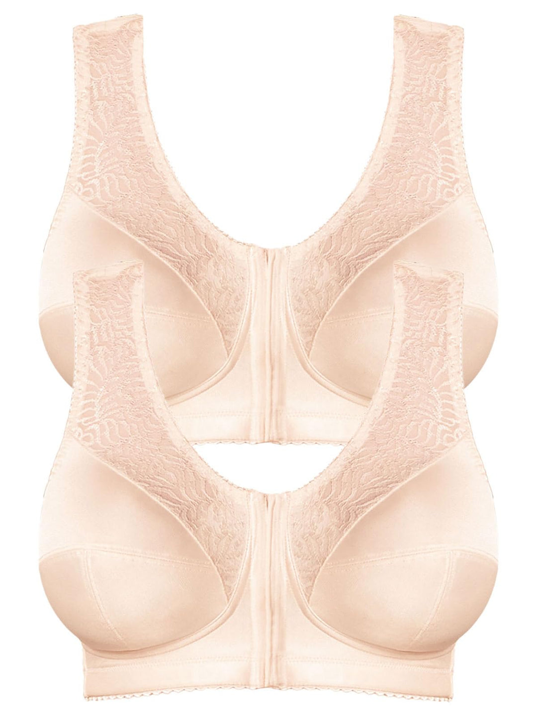 Anita 2er Pack Entlastungs BH mit Vorderverschluss Mylena 5319 90B Lightrose, 90B Lightrose