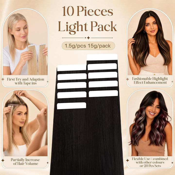 Rich Choices Tape Extensions Echthaar Extensions Tape Haarverlängerung Echthaar Tape in Extensions K