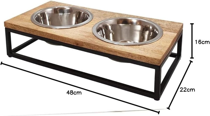 Nobby 73855 Napfständer Elegant Diner 48 x 22 x 16 cm, 0,8 ltr