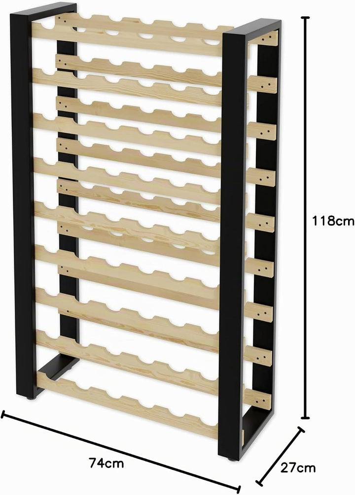 Lenmar Serie RW Weinregal aus Holz für Flaschen, LOFT, Flaschen, Wein, Flaschenregal, Kellerregal, R