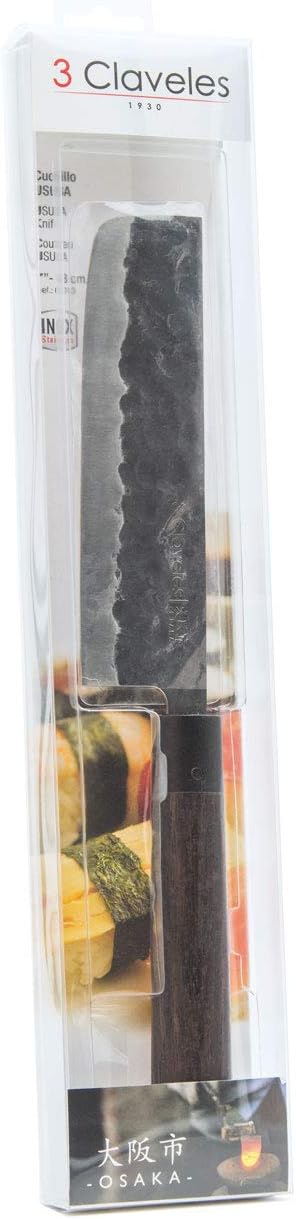 3 Claveles Osaka Japanisches Usuba Messer 18 cm Holz