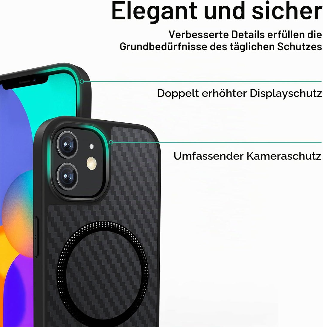 ONES Magnetisch für iPhone 11 Ultradünne Hülle, Kompatibel mit MagSafe, Fallschutz in Militärqualitä