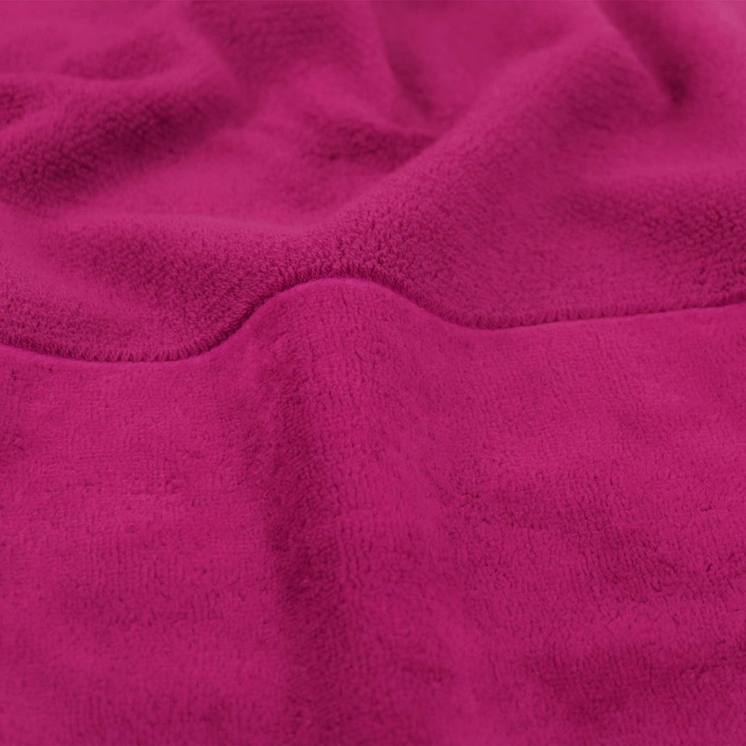 möve Bamboo Luxe Duschtuch 80 x 150 cm aus 60% Baumwolle / 40% Viskose aus Bambus-Zellstoff, berry 8