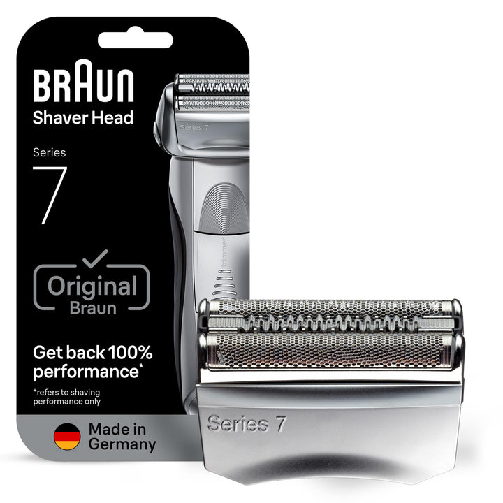 Braun Series 7 70S Scherkopfersatz für Elektrorasierer, Silber 70er Jahre Ersatzkopf, 70er Jahre Ers