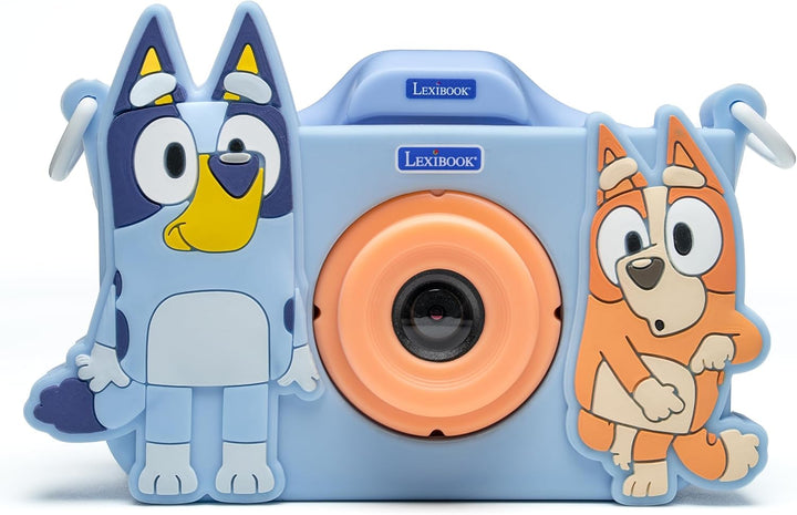 Lexibook Bluey, 4-in-1 Kinderkamera mit Schutz, Foto-, Video-, MP3- und Spiel-Funktionen, 15 Rahmen