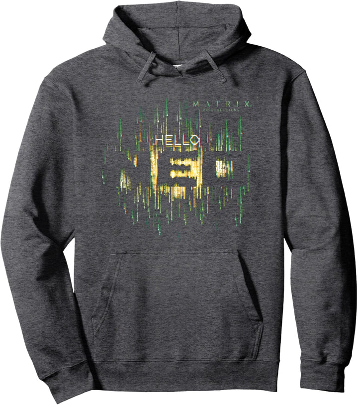 The Matrix 4 Hello Neo Pullover Hoodie