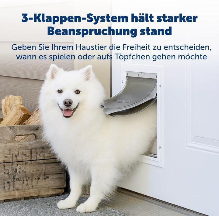 PetSafe Haustierklappe für extremes Wetter, Isolierend und Energieeffizient, Für Haustiere bis zu 5