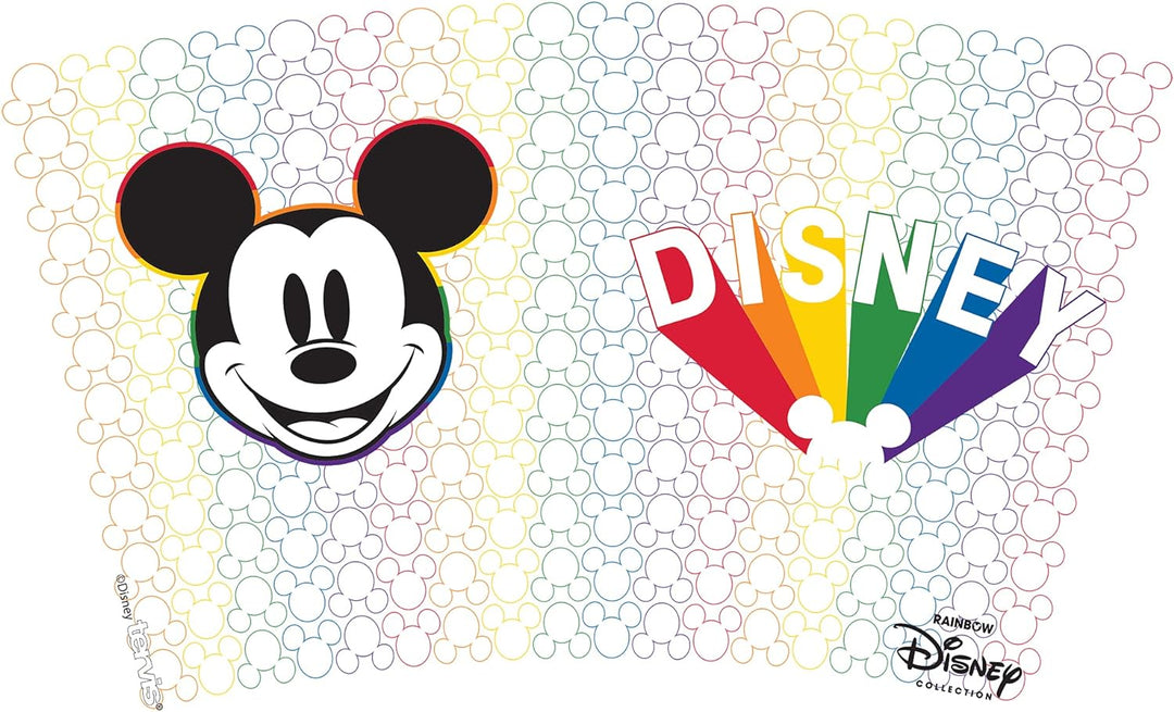 Tervis Disney - Mickey Rainbow Isolierter Becher, Kunststoff, Klar-Tritan