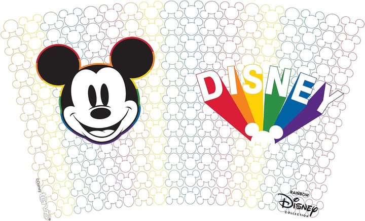 Tervis Disney - Mickey Rainbow Isolierter Becher, Kunststoff, Klar-Tritan