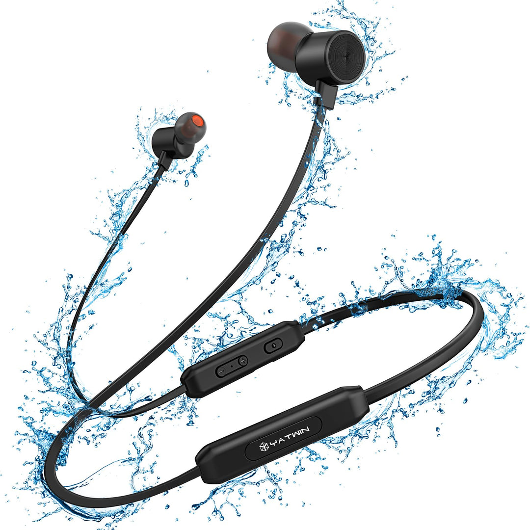 YATWIN Bluetooth Kopfhörer Sport in Ear, Bluetooth 5,0 Sportkopfhörer mit 16 Std HiFi Sound IPX7 Was