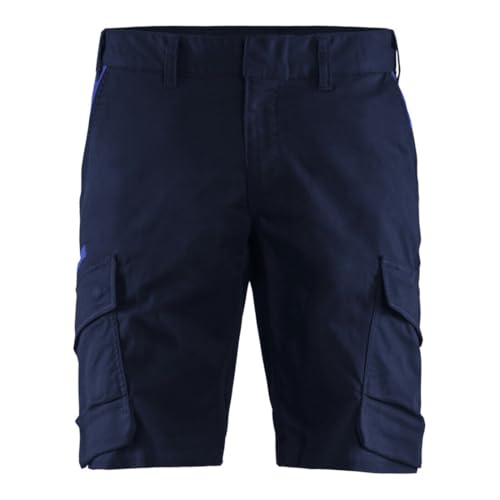 Blaklader 144618328985C60 Industrie Stretch Shorts, Marineblau/Kornblume, Grösse C60 Marineblau, Kor