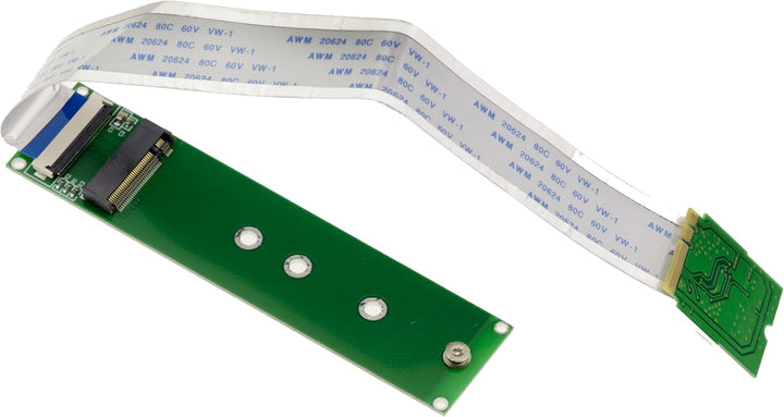 KALEA-INFORMATIQUE M.2 NGFF-Riser-Verlängerung zur Montage Einer PCIe M Key AHCI oder NVMe M2-SSD an