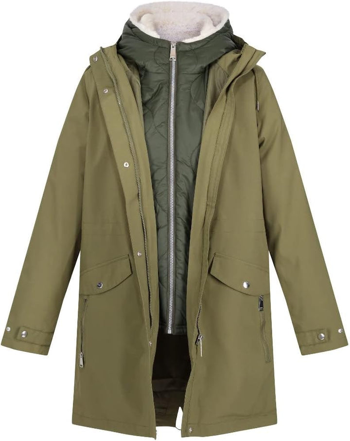 Regatta Damen Brentley 3 in 1 3 in 1s M Capulet(DkK), L