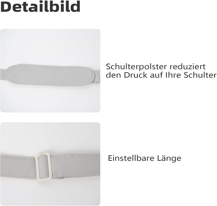 Schultergurte für Haustiertransporter - Leichte und Bequeme Tierträger-Zubehör für einfache Reisen -