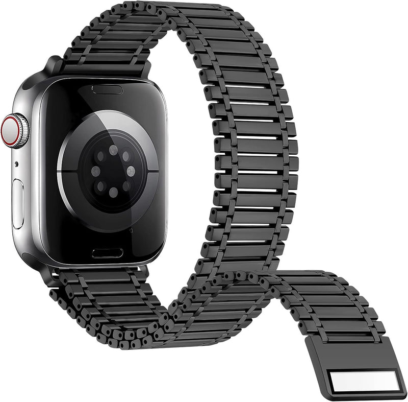 Edelstahl Uhrenarmband kompatibel Für Apple watch Armband 49 45 44 42mm Damen/Herren,22mm Metall Loo