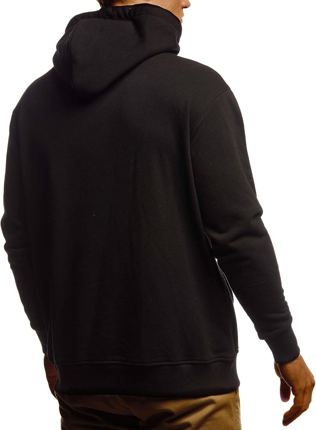 Leif Nelson Herren Hoodie Pullover mit Kapuze Oversize Kapuzenpullover für Männer Pulli Longsleeve S