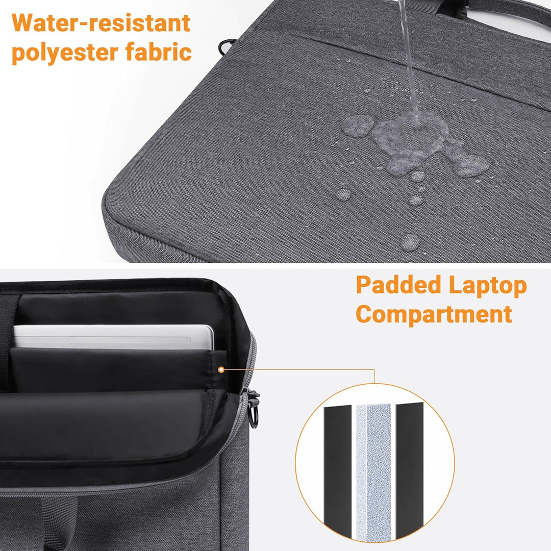TECOOL 17,3 Zoll Laptoptasche Schultertasche für 17-17,3 Zoll Lenovo Acer ASUS Dell HP Samsung Lapto