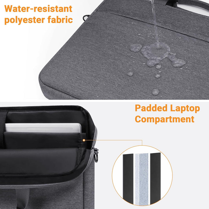 TECOOL 17,3 Zoll Laptoptasche Schultertasche für 17-17,3 Zoll Lenovo Acer ASUS Dell HP Samsung Lapto