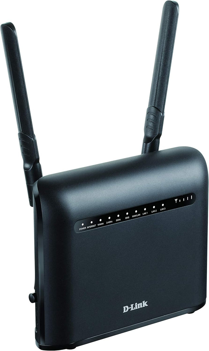 D-Link DWR-953V2 LTE Cat4 Wi-Fi AC1200 Router (4G Download bis zu 150 Mbps, AC1200 Wi-Fi, 4 x Gigabi