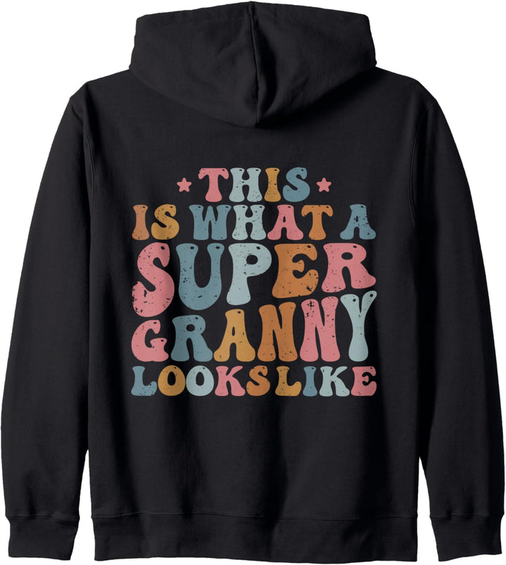 Lustige Super Oma Mama Muttertag Mama Grossmutter nani oma Kapuzenjacke