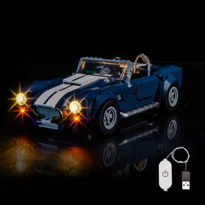 LocoLee Licht Set Kompatibel mit Lego 10357 Shelby Cobra 427 S/C (Kein - Lego-Set) Dekorative Beleuc