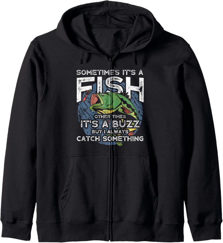 Manchmal ist es ein Fischfischer-Fan-Winkel-Hobbyfischer Kapuzenjacke