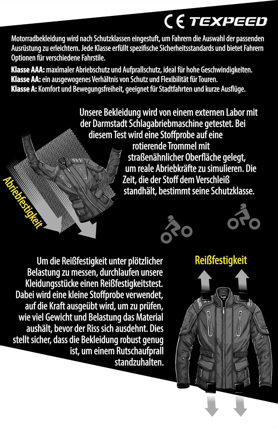 Damen motorradjacke mit protektoren für Sommer oder Winter - Textil wasserdicht motorroller motorrad