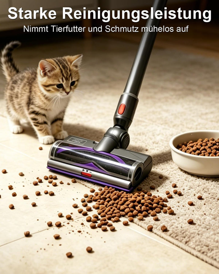 Waitley Bürste kompatibel mit Dyson V7 V8 V10 V11 V15 Staubsauger, Elektrische Bürste mit LED-Leucht
