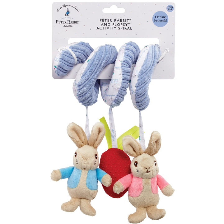 Rainbow Designs Peter Rabbit („Peter Hase“) Tätigkeitsspirale für Babys - Spirale für Kinderwagen un